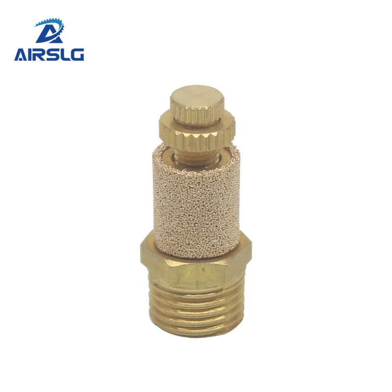 10 шт. Пневматический Глушитель Выхлопной трубы глушитель 1/8 1/4 3/8 1/2 BSP наружная