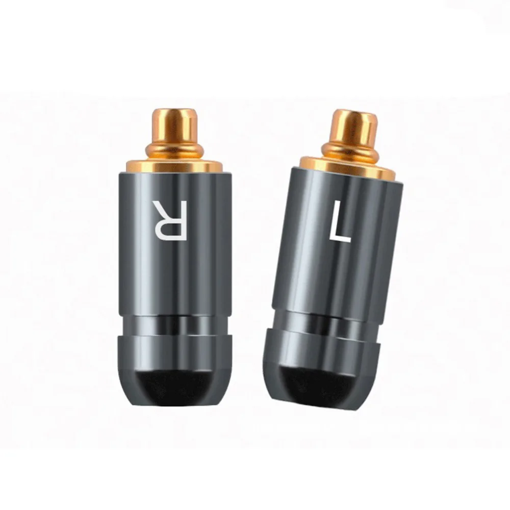 

Free Shipping Audiocrast 1Pair Earphone DIY Pin Connector Plug Gold Plated For MMCX UE900 SE535 SE215 W10 W20 W30