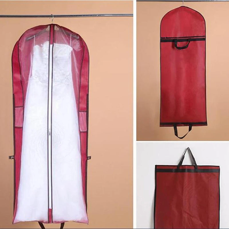 Large For Wedding Dress Zipper Gown Dustproof Cover Storage Bag Foldable Garment Clothes Case Protector | Дом и сад