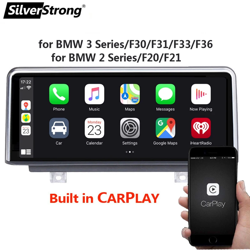 IPS CarPlay Android10 автомобильный мультимедийный плеер для BMW F30 F20 F31 F22 F21 F32 F33 F36 1/2/3/4