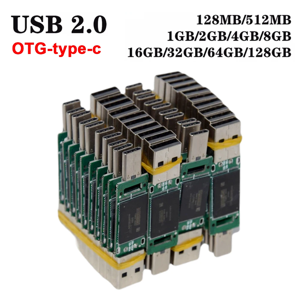 Оптовая цена USB2.0 Кабель с разъемом типа C USB флэшка OTG полуфабрикатов