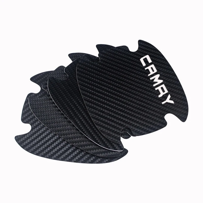 

4 pieces of carbon fiber leather car stickers for 2006-2020 Toyota Camry car door wrist protective film