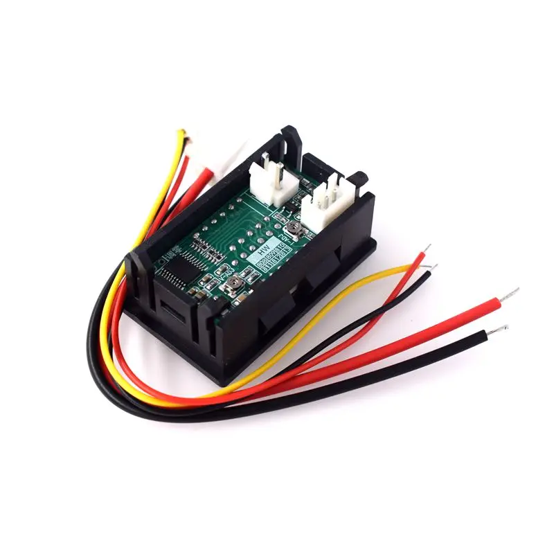 Цифровой вольтметр Амперметр постоянного тока 0-100 в 10 А двойной дисплей детектор