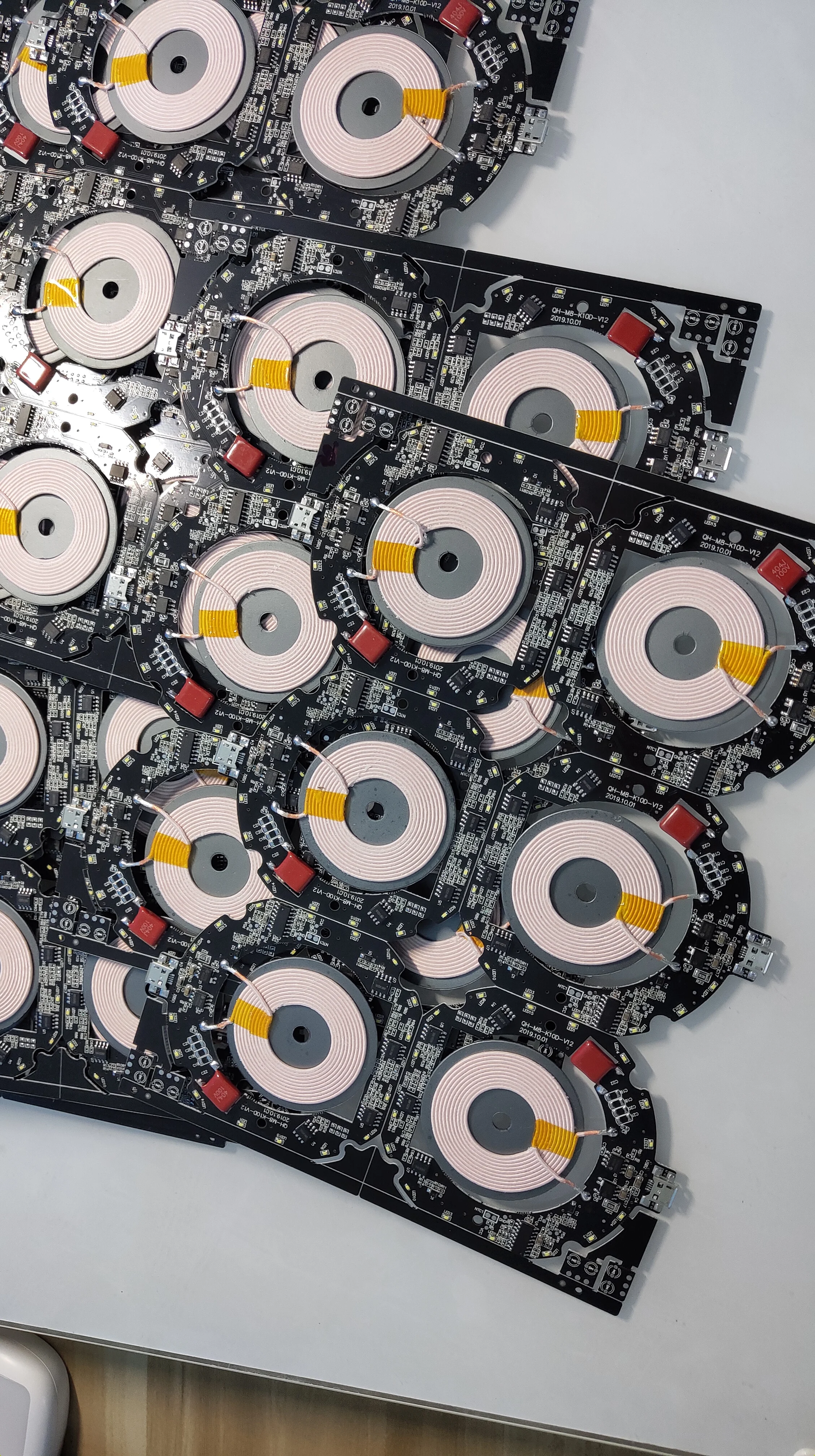 Qi беспроводной 10 Вт PCBA 7,5 Вт PCBA DIY печатная плата катушка модуль передатчик зарядное устройство для-iPhone X 8 Plus для samsung S9 S8