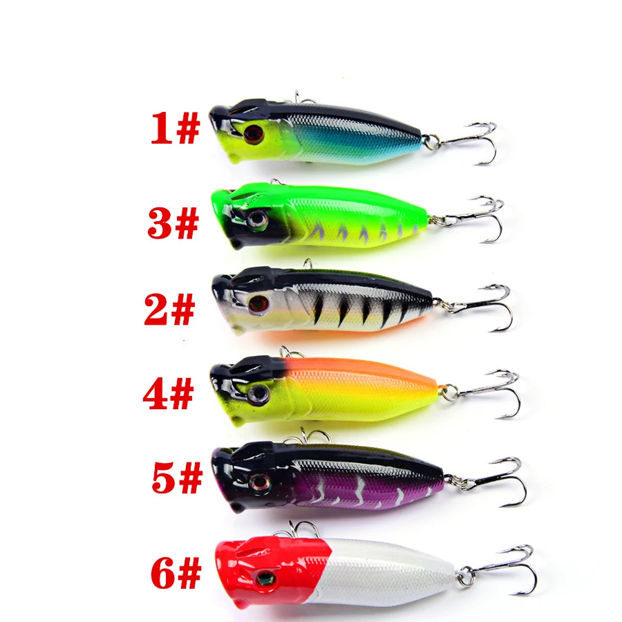 Плавающий Поппер кренкбейт приманка для рыбной ловли твердая пластиковая