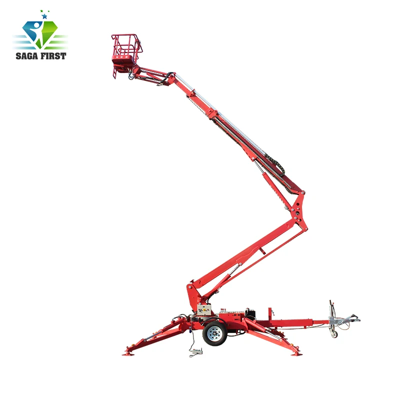 

China Manufacturer 8m 14m 16m 20m Towable Boom Lift Low Price