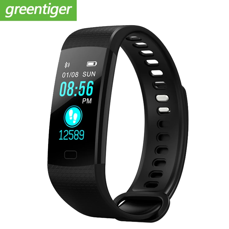 Смарт-браслет Y5 монитор сердечного ритма артериального давления высокая яркость