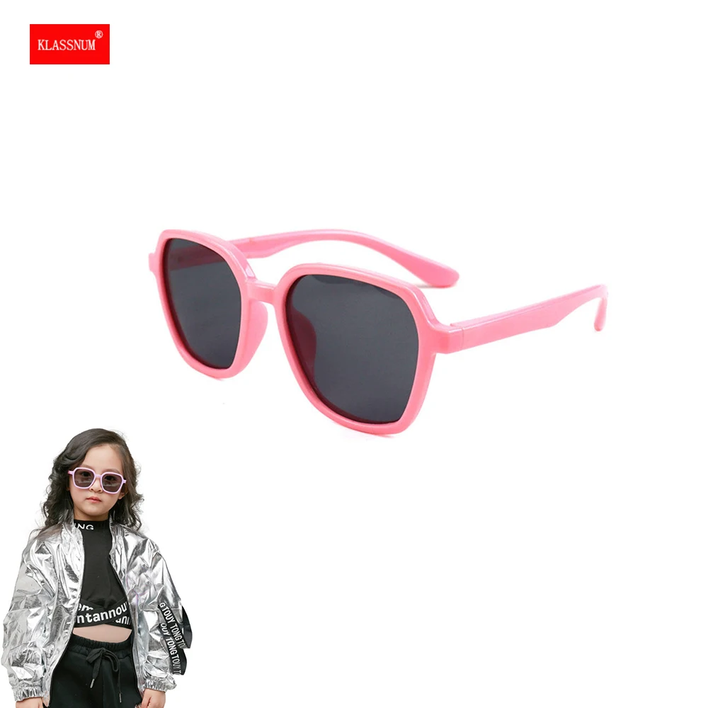 

1PCS Polarized Kids Sunglasses Silicone Safety Flexible Children Sun Glasses Fashion Boys Girls Baby Shades Eyewear UV400 New