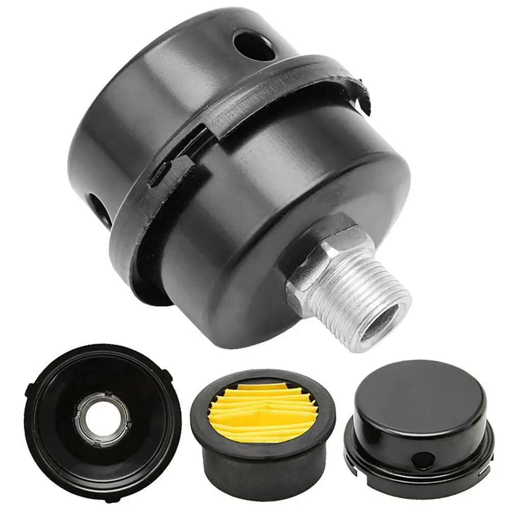 

1/2'' 5/8" 3/4'' Air Compressor Parts Metal Air Compressor 16mm Muffler Intake 12.5mm Tools Noise Thread 20mm Silencer E6L3