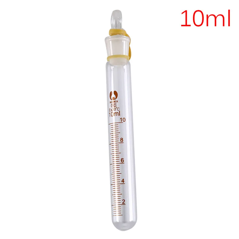 Трубка с круглым дном 2020 стеклянная посуда пробкой лабораторные принадлежности