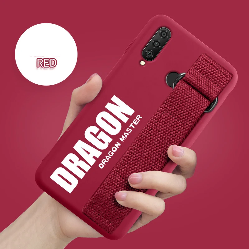 Чехол с ручным ремешком для Xiaomi Redmi Note 9 8 Pro 7 6 8A 7A K20 K30 S2 POCO X2 матовый Силиконовый