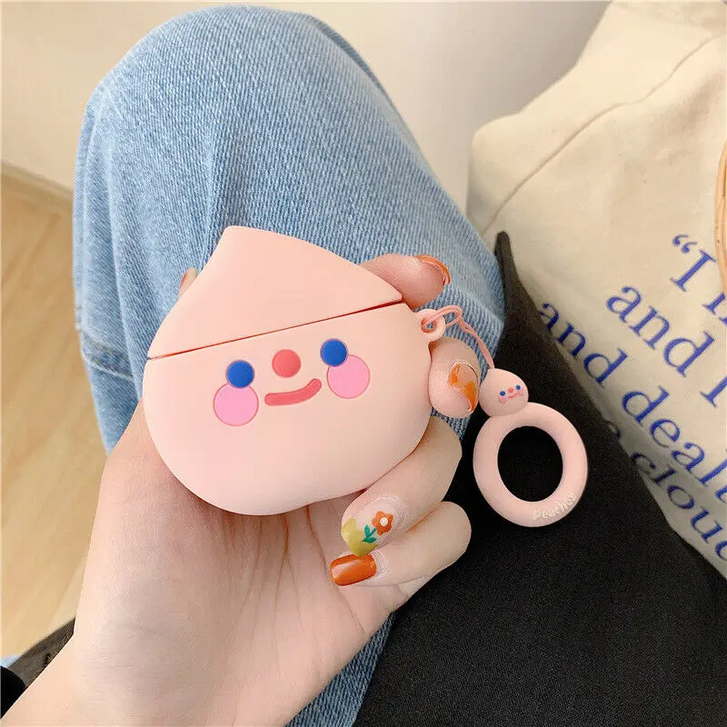 3D милый силиконовый защитный чехол с фруктами для Apple AirPods DJA99|Аксессуары