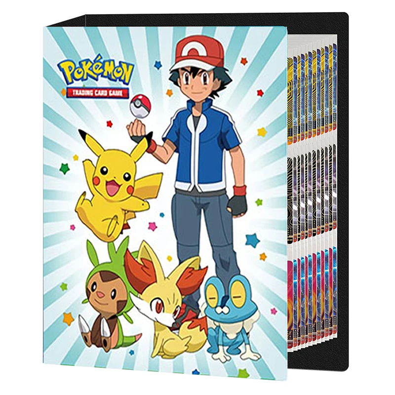 

80/240PCS Pokemon Cards Album Book Cartoon Anime TAKARA TOMY french Game Card GX EX VMAX Holder Collection Folder kids Toys Gift