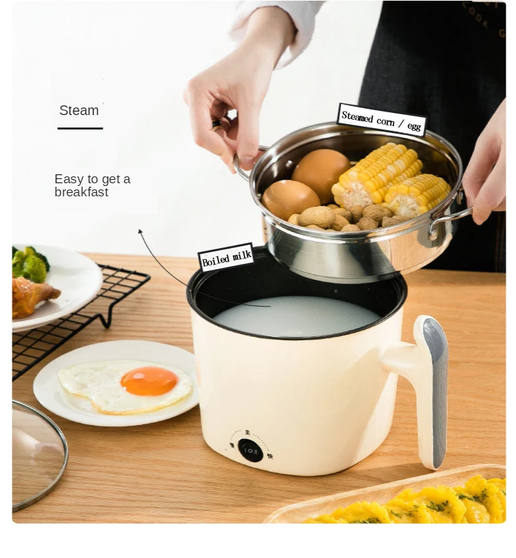 

220 V multi-functional electric rice cooker electric cooker noodles rice and egg soup double steamer hot pot