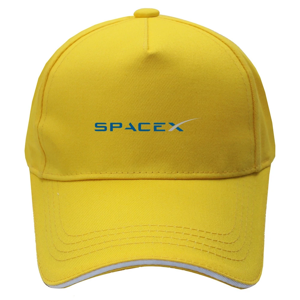 Бейсболка унисекс Кепка-бойфренд с логотипом Space X простая стильная в стиле