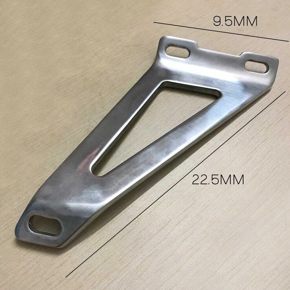 

1pcs Exhaust 2001 Hanger 2003 22.5*9.5cm Brackets Chrome GSX-R1000 GSXR