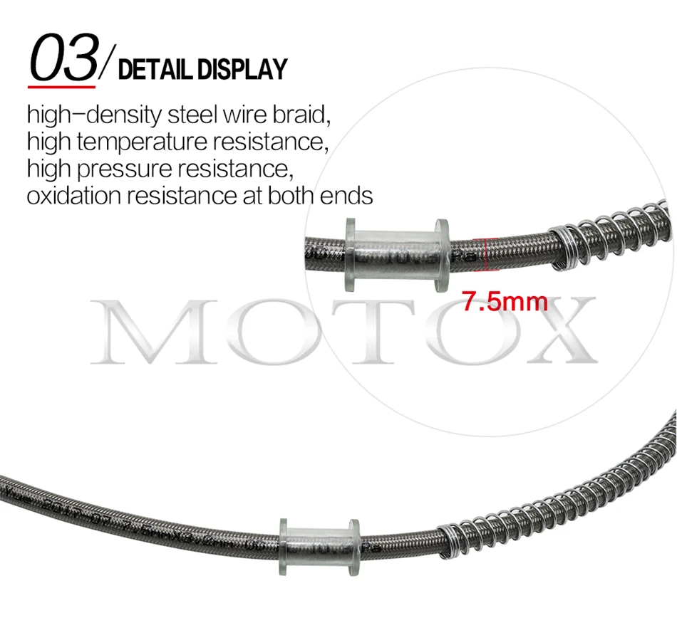 Гидравлический усиленный тормозной шланг сцепления для мотоцикла подходит
