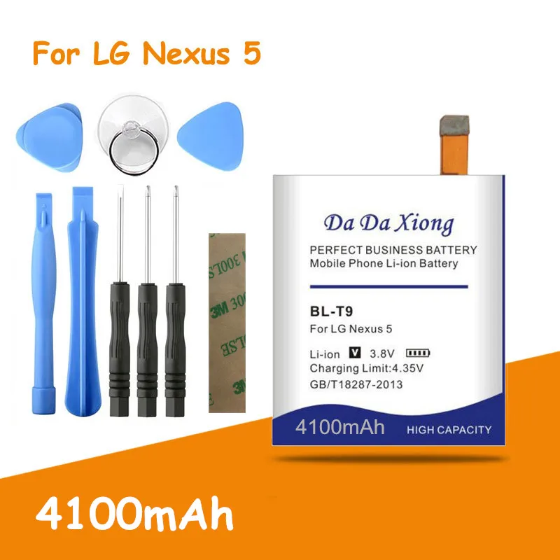 4100 мА/ч BL T9 BLT9 Батарея для LG Google Nexus 5 E980 G D820 D821Nexus5 Megalodon D8 Замена Аккумуляторы
