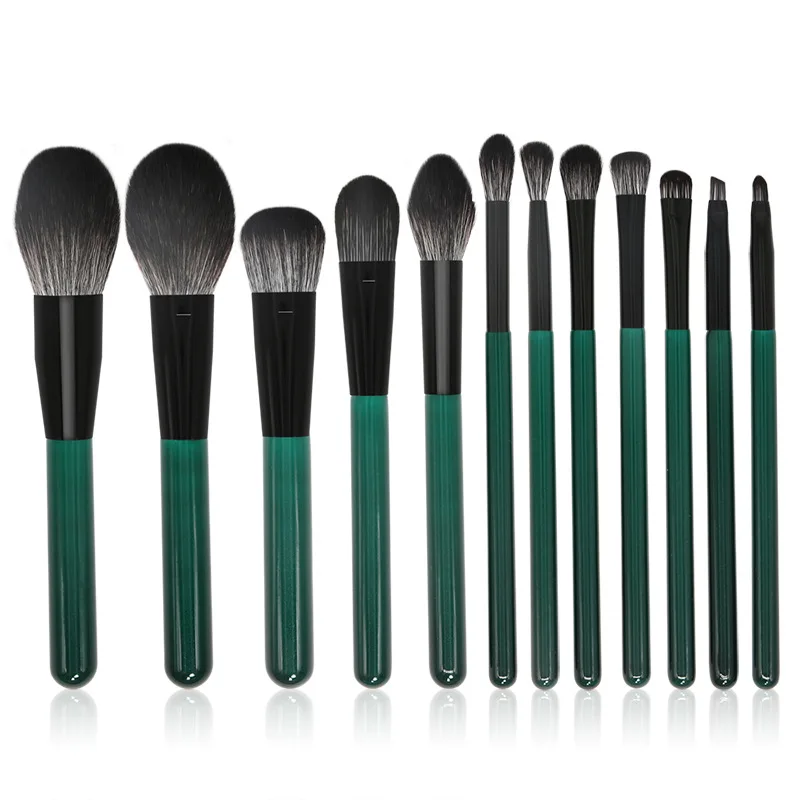 

Professional 12pcs Makeup Brushes Set Powder Foundation Eyeshadow Make Up Brush Kit Cosmetics Synthetic Hair Brochas Maquillaje