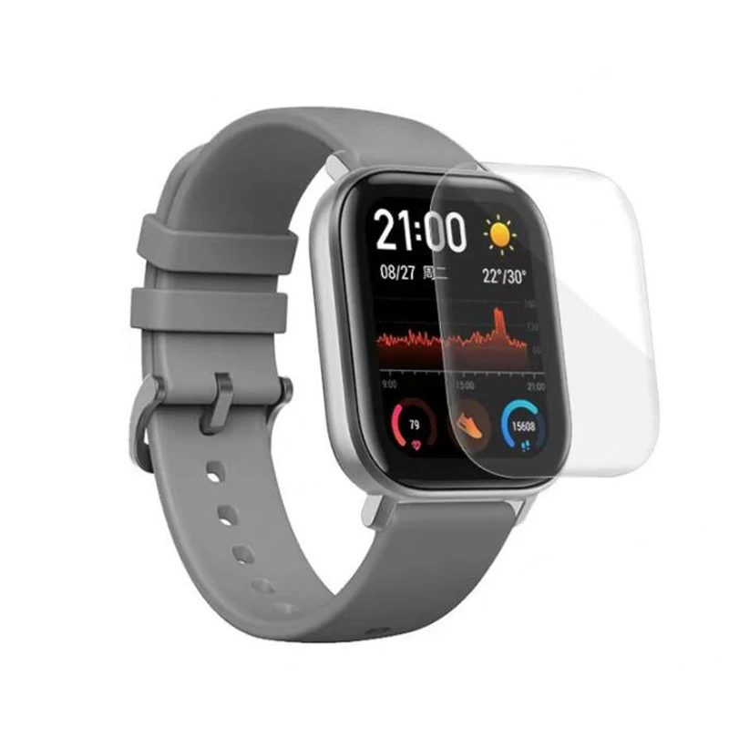 Умные часы Защитная пленка для ЖК-экрана из мягкого ТПУ COLMI/SENBONO P8 SITLOS/SQR SE Plus 5 шт.