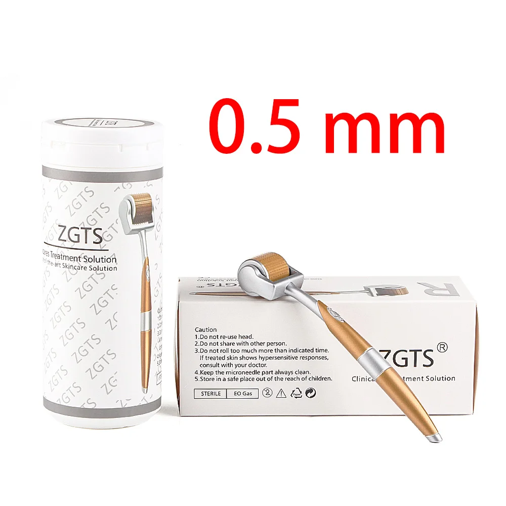 Other Size Профессиональное оборудование для красоты, титановый ролик ZGTS Derma 0,2/0,25 мм 192 игл для ухода за лицом и лечения выпадения волос - Цвет: Other Size