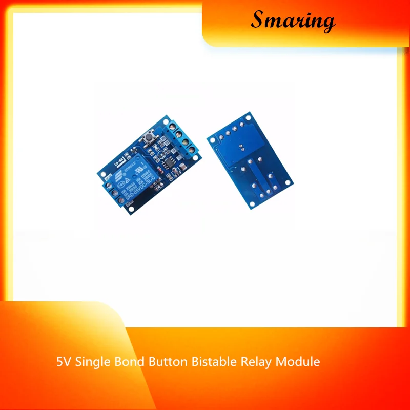 5 в однокнопочный бистабильный релейный модуль модифицированный Автозапуск и