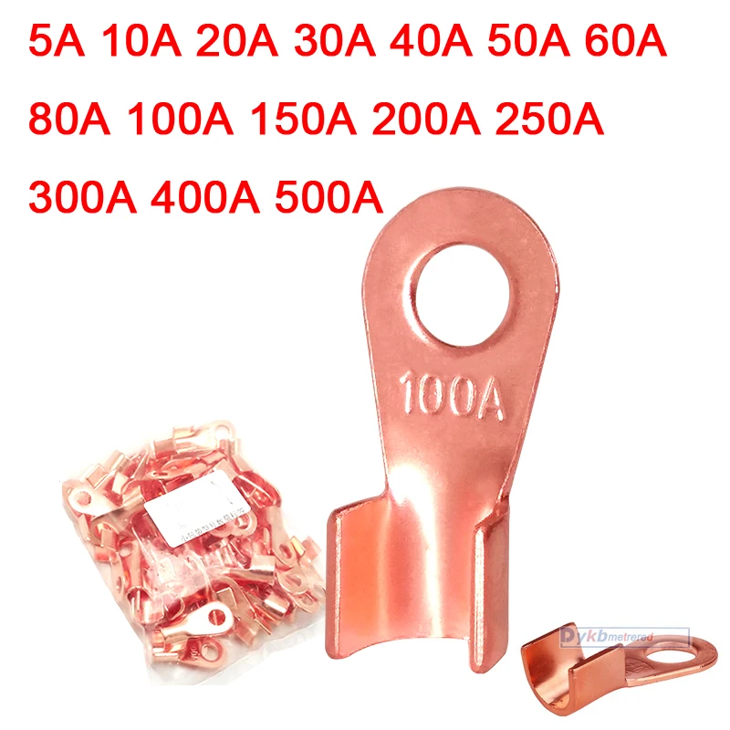 Медный носик с открытым горлом 5A 500A 100A 300A сварочный аппарат для точечной сварки 10A