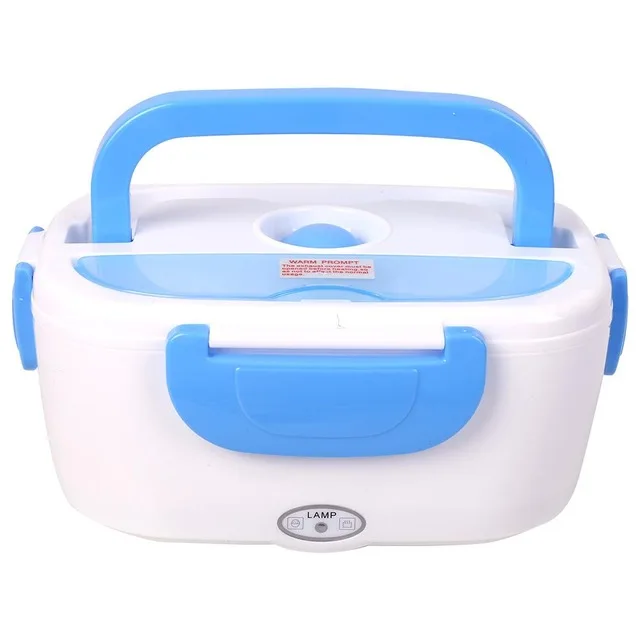 Синий 110/220V Портативный электрическое отопление Коробки для обедов Еда-Класс контейнер для школы и офиса, изоляция 2-в-1 автомобиля двойного назначения Кухня аксессуары - Цвет: Синий