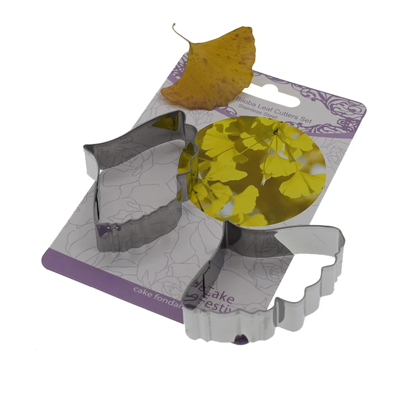 Stainless Steel Ginkgobiloba Leaf Shape Cutting Mould Ginkgo Cutter Clay Tools | Дом и сад