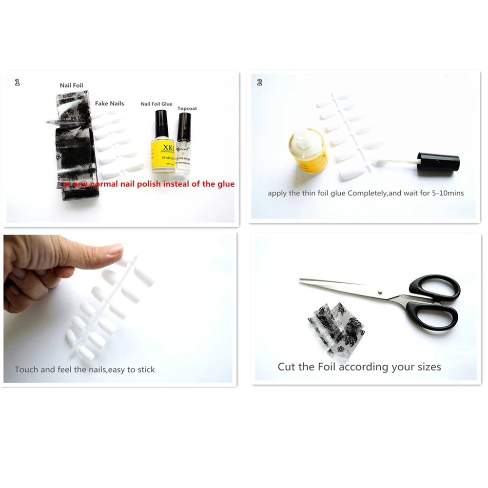 &quotСделай сам&quot Звездная ночь клей Sky нейл-арта Стикеры передачи Бумага Наклейка