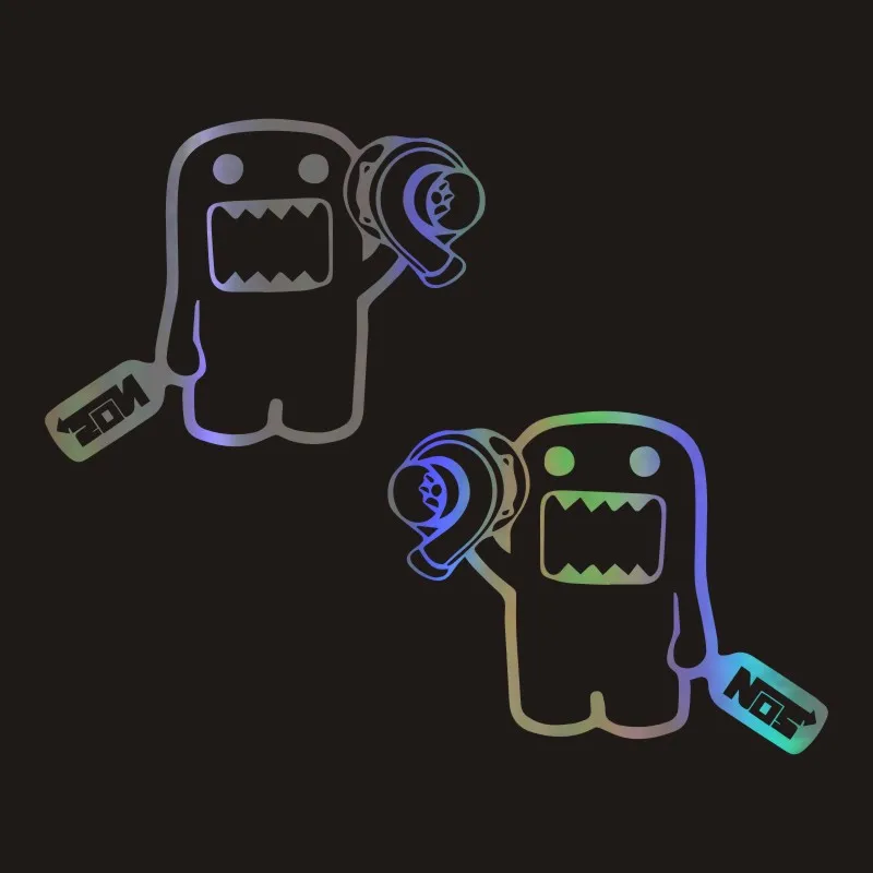 

2 шт. jdm автомобильная наклейка Domo Kun забавные наклейки и наклейки для стайлинга автомобиля украшения виниловые наклейки на окна автоаксессуары