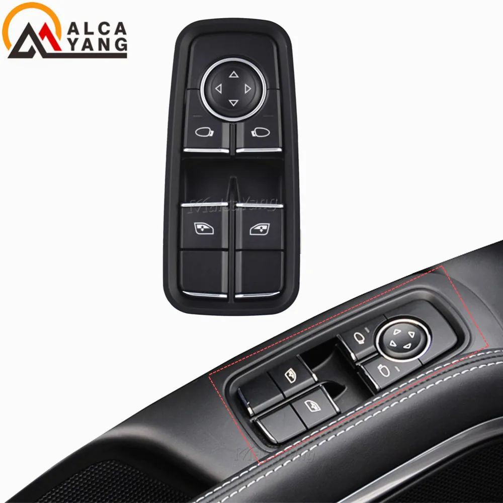 Новые кнопки управления передней левой дверью и окном для 2013 Porsche 911 991 OE 991.613.151.02D.ML