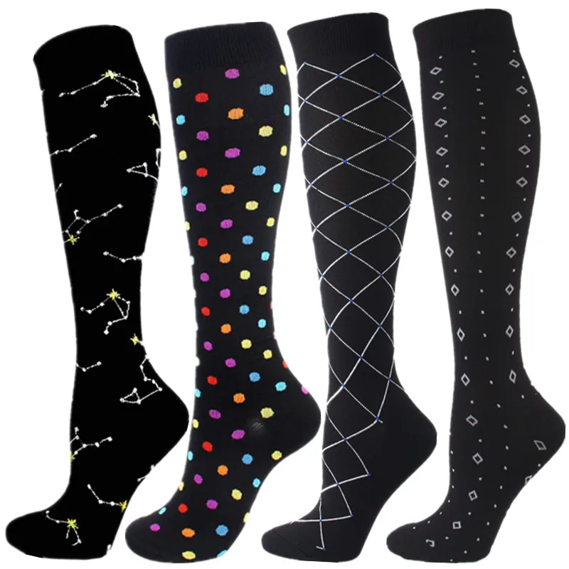 

58 Styles Compression Socks Fit For Medical Edema Diabetes Varicose Veins Copmpression Socks Outdoor Running Flight Travel