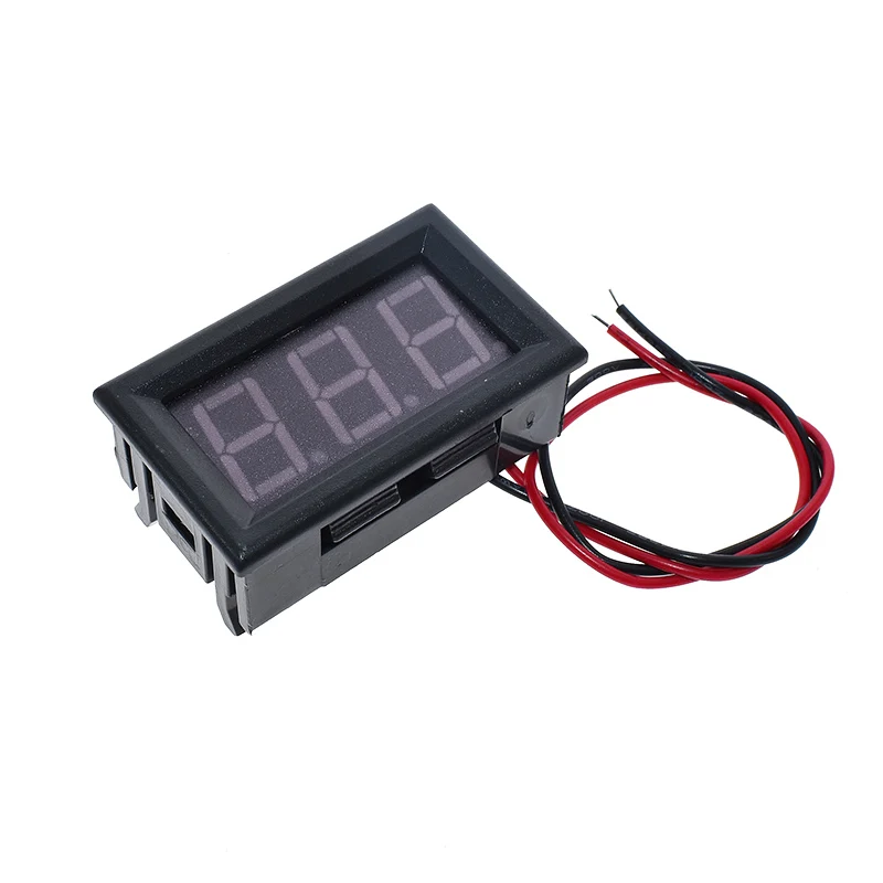 Мини светодиодный цифровой вольтметр детектор постоянного тока 4 5-30 в 12 В 24
