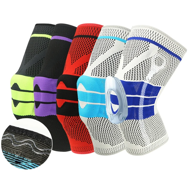 1 шт. силиконовый спортивный компрессионный наколенник | Спорт и развлечения