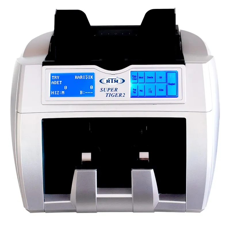 Профессиональный комбинированный банкнотный коинтинг для евро GBP USD TL | HTM Super Tiger 2