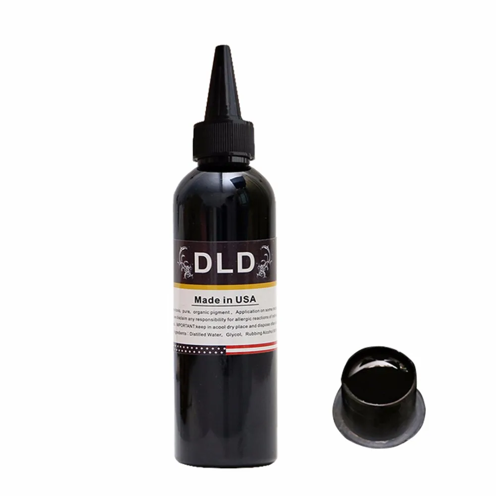 

Tattoo Professional Tattoo Ink Supply 8OZ 230ml/bottle Black Color Top Pigment for Body Art Tattoo Kits Supplies