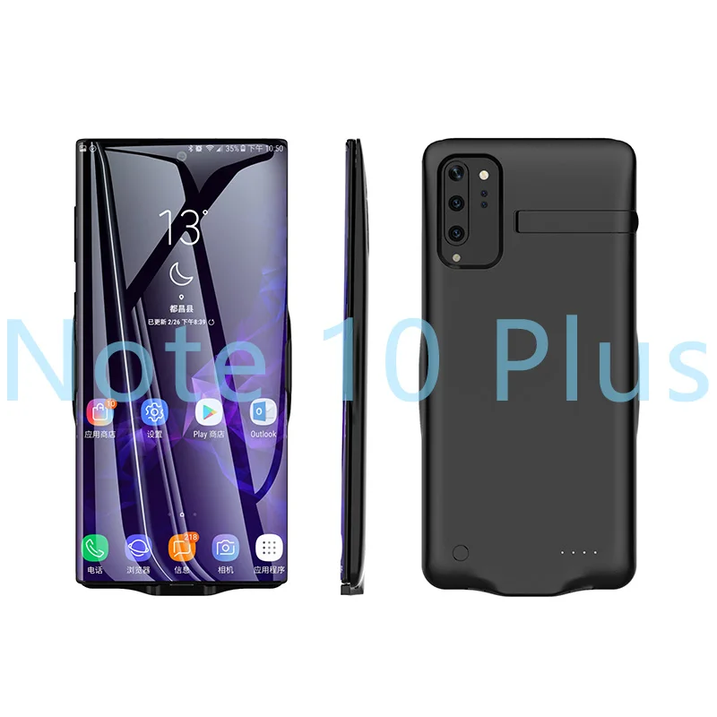6800mAh чехол для зарядного устройства, чехол для аккумулятора, для Note 10, чехол для зарядки, для samsung Note 10 Plus, внешний аккумулятор, аккумулятор
