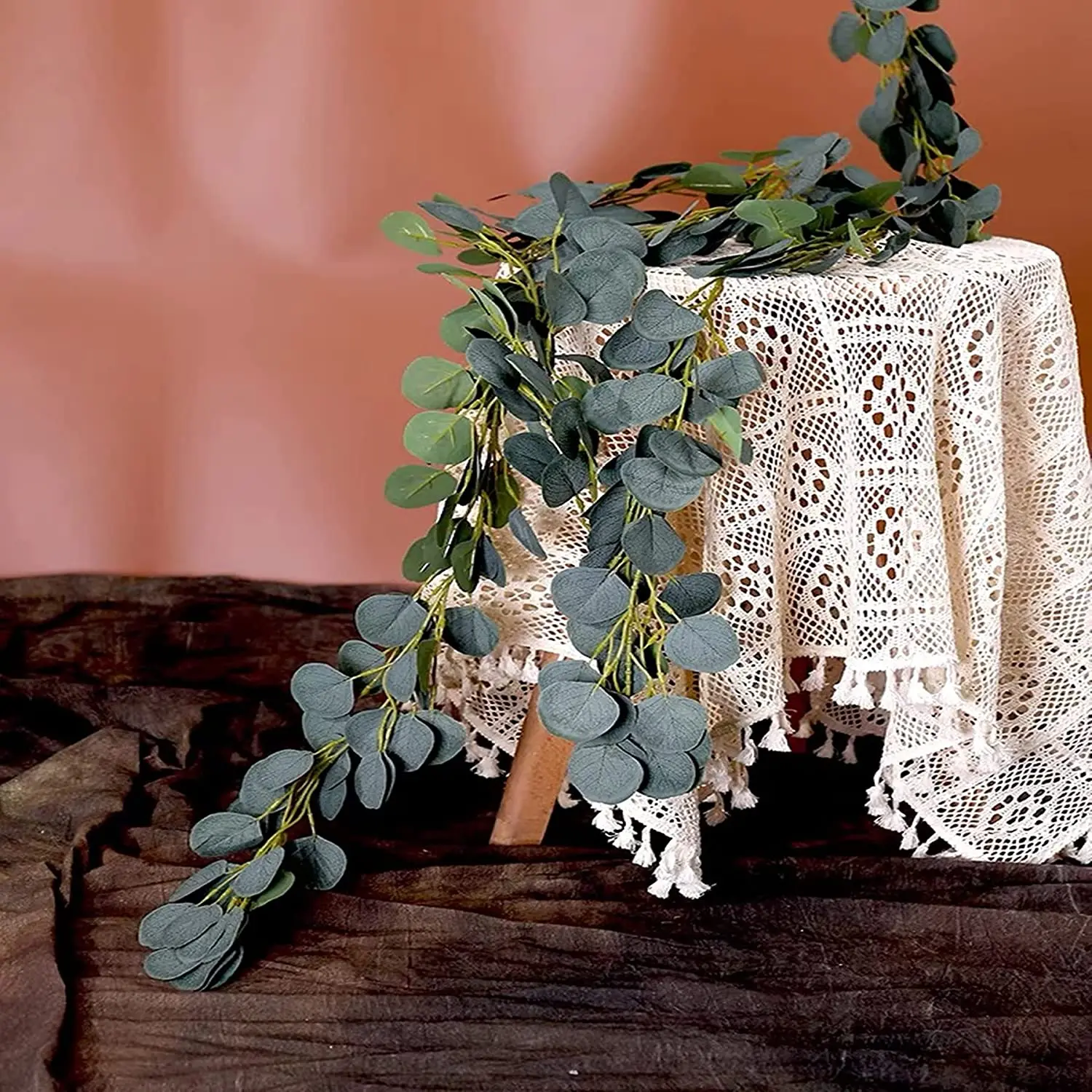 Гирлянда из искусственного эвкалипта 1/2 м