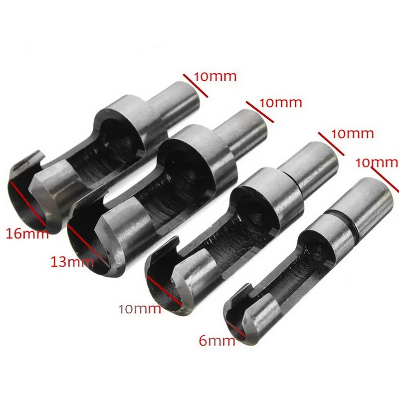 Wood Plug Hole Cutter Set Dowel Cutting Tools Saw With Shank High Carbon Steel Drill Bit New | Инструменты