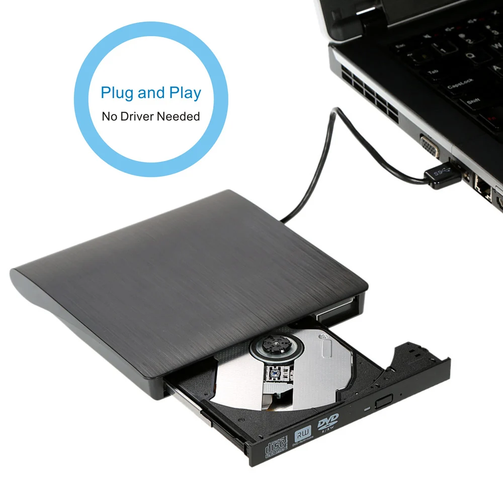 Ультратонкий портативный USB 3 0 DVD RW Внешний привод проигрыватель для Linux Windows ОС ROM