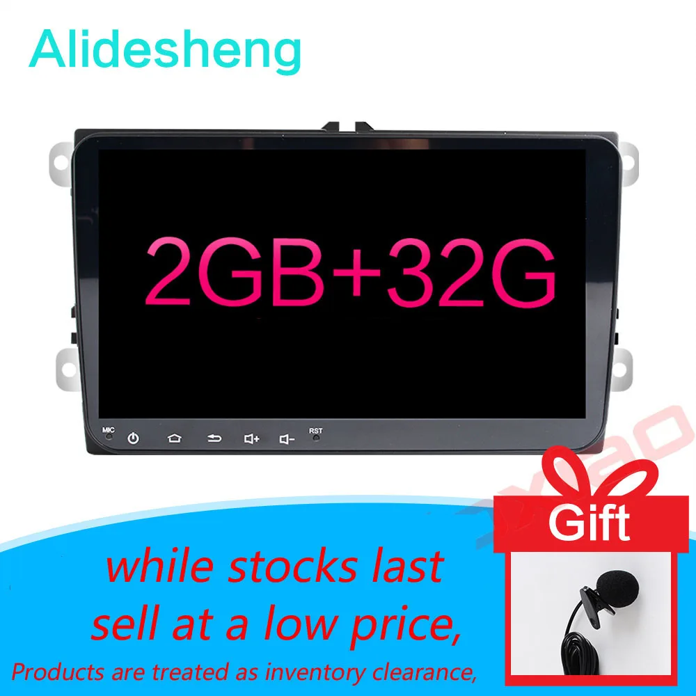 Автомагнитола 2 Din на Android 9 0 мультимедийный плеер для VW Volkswagen Golf Polo Tiguan Passat b7 b6 Skoda