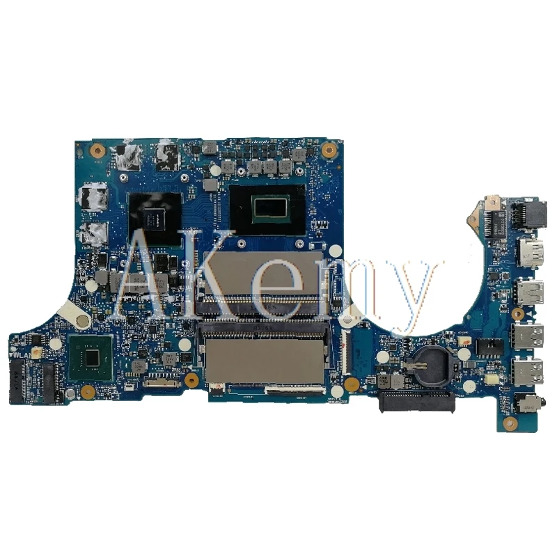 Akemy FX705GE Motherboard For Asus TUF Gaming FX705G FX705GE FX705GD 17.3 inch Mainboard  Motherboard I7-8750H GTX1050TI /V4GB