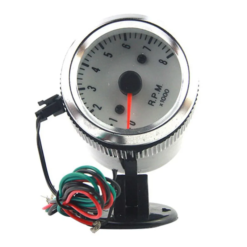 Универсальный 2 дюйма 52 мм 12 В Автомобильный Тахометр синий светодиодный светильник турбонаддув тахометр с