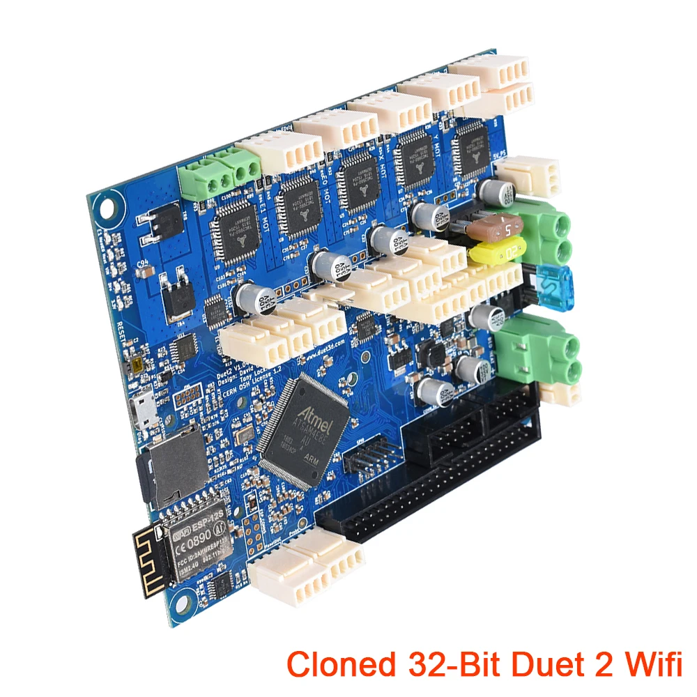 

Duet 2 Wifi V1.04 клонированная 32-битная материнская плата, детали для 3D-принтера Duetwifi панель VS SKR GTR панель управления Advanced RepRap CNC ender 3