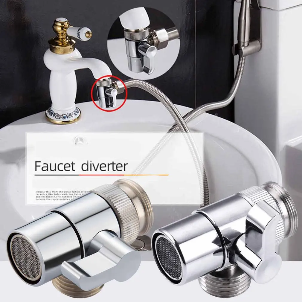 

Switch Faucet Adapter Kitchen Sink Splitter Diverter Valve Water Tap Connector for Toilet Bidet Shower Kichen Accessories
