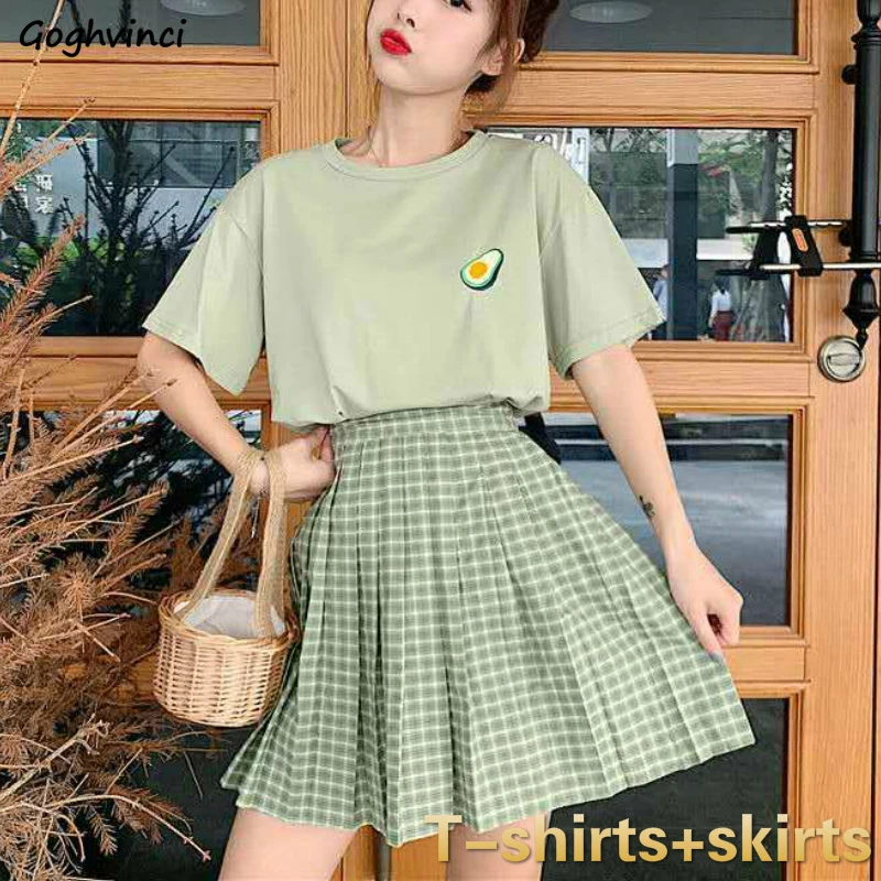 Женские комплекты летняя шикарная Футболка с принтом и коротким рукавом