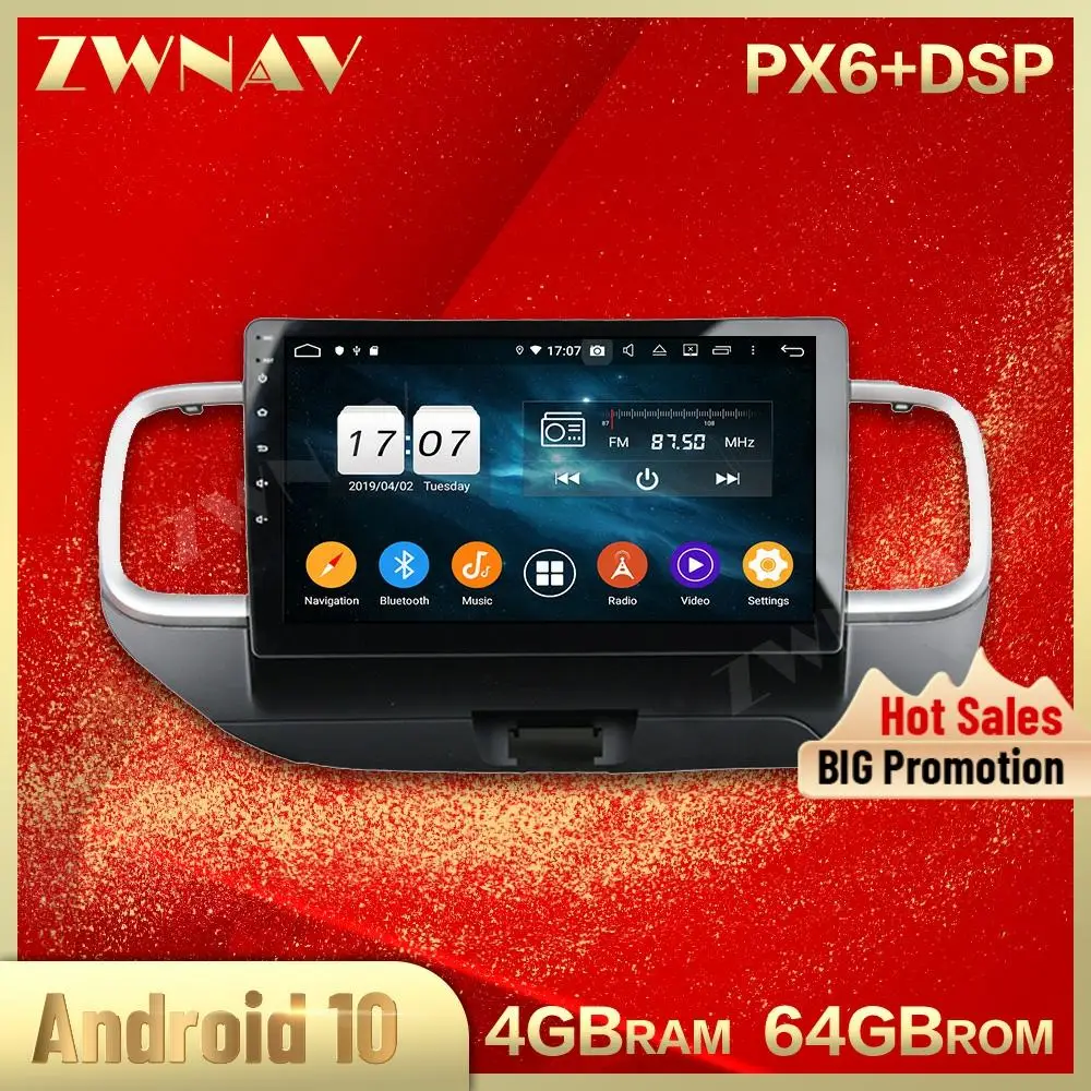 

2 din Android 10.0 screen Car Multimedia player For Hyundai Venue 2018-2020 RHD radio stereo wifi GPS navi head unit auto stereo