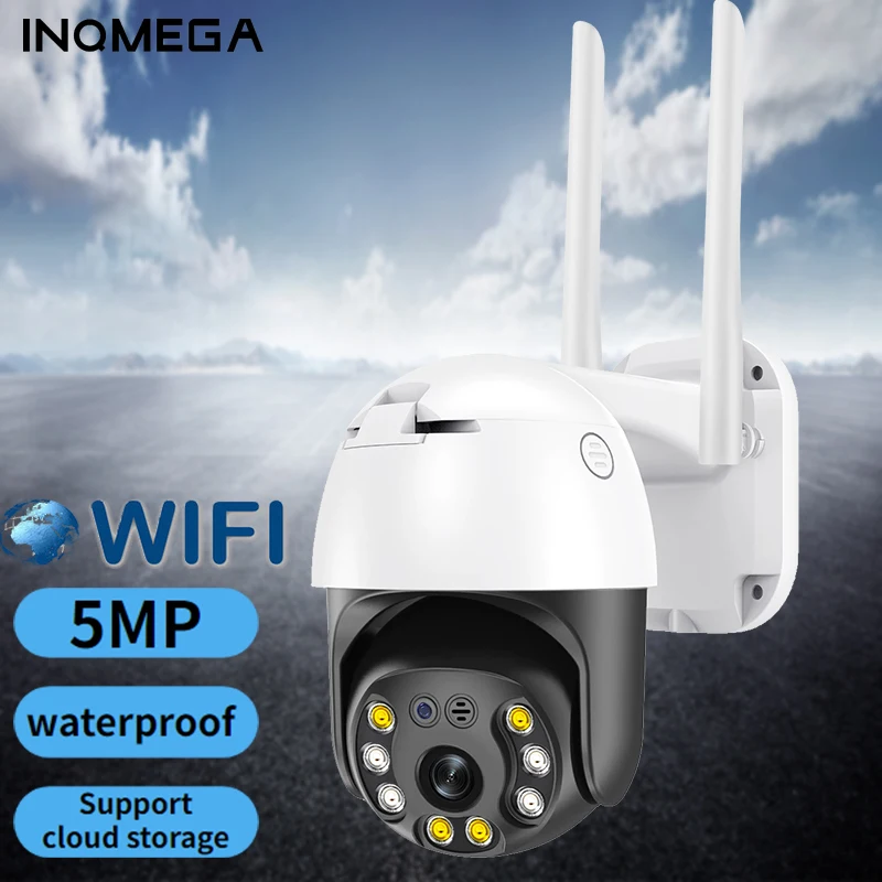 INQMEGA 5-мегапиксельная PTZ-камера с Wi-Fi умная ИИ-камера для обнаружения