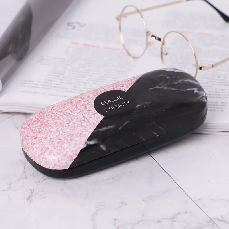 

Glasses Box Ins Hot Sale Fashion Floral Painting Girls Popular Portable Protector Eyewear Storage Container Soft Press Resistan